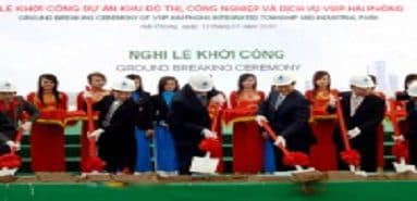 LỄ KHỞI CÔNG DỰ ÁN VSIP HẢI PHÒNG