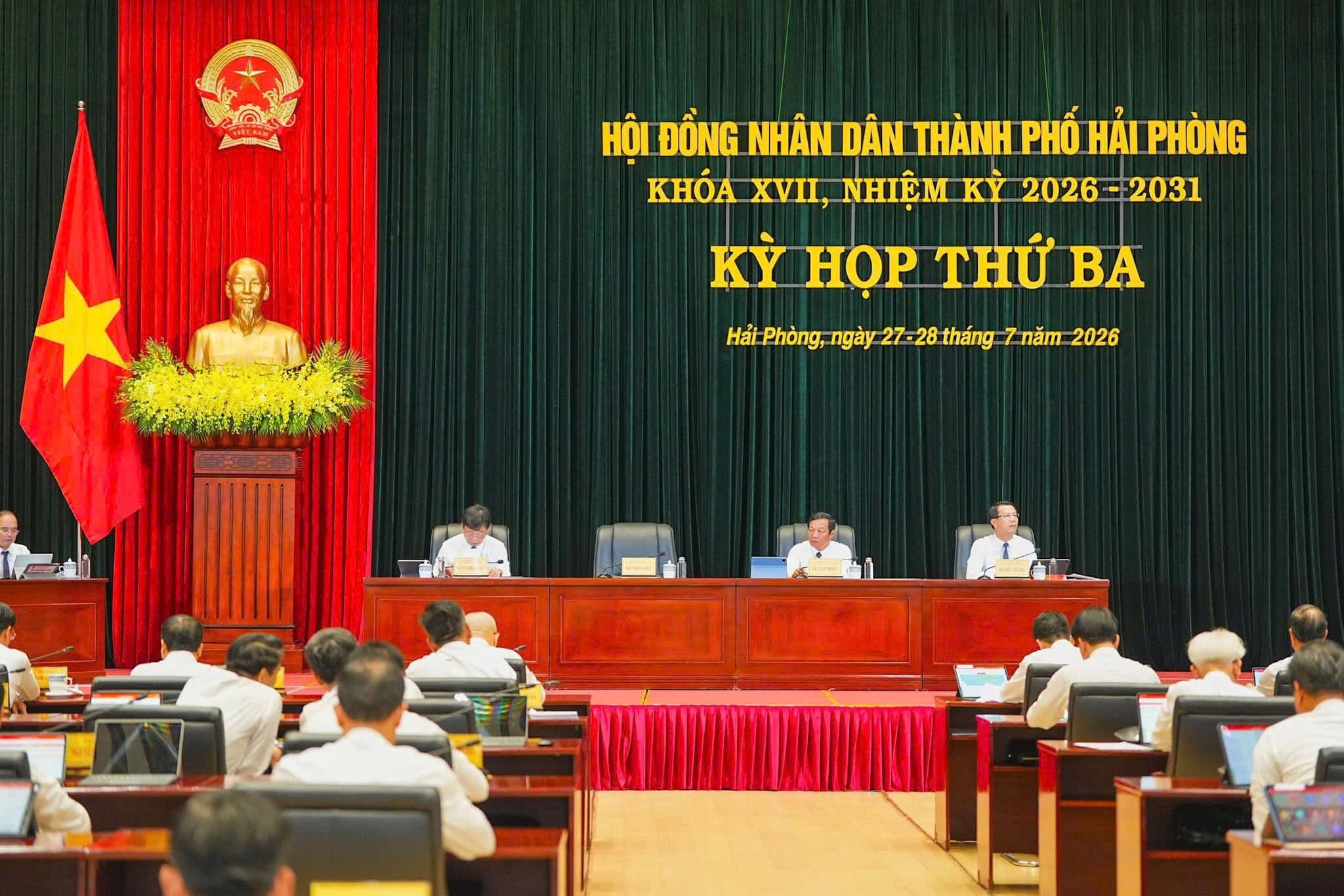 Khai mạc Kỳ họp thứ 3 (Kỳ họp thường lệ giữa năm 2026) HĐND thành phố khóa XVII, nhiệm kỳ 2026 – 2031