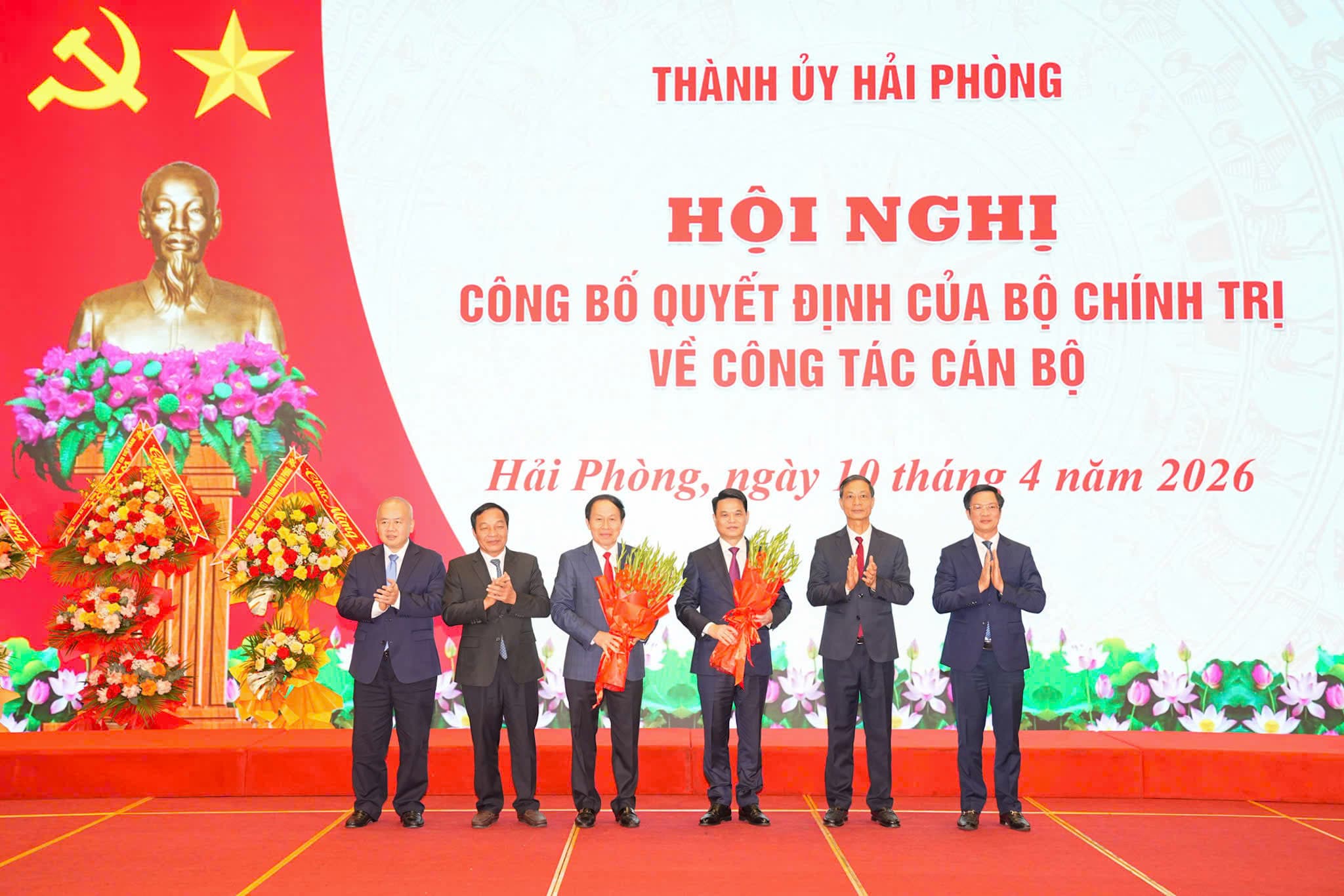 Comrade Le Ngoc Chau holds the position of Secretary of Hai Phong City Party Committee for the term 2025 - 2030