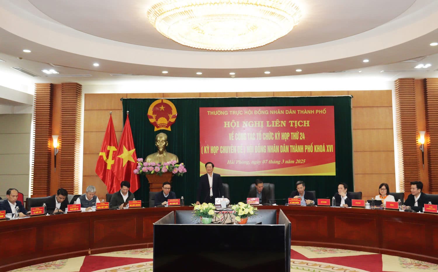 Thống nhất kế hoạch chuẩn bị Kỳ họp thứ 24 (kỳ họp chuyên đề) HĐND thành phố khóa XVI