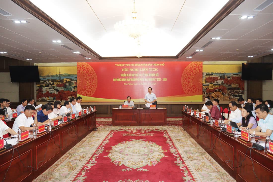 Thống nhất nội dung, thời gian tổ chức Kỳ họp thứ 19 (kỳ họp chuyên đề) HĐND thành phố khóa XVI