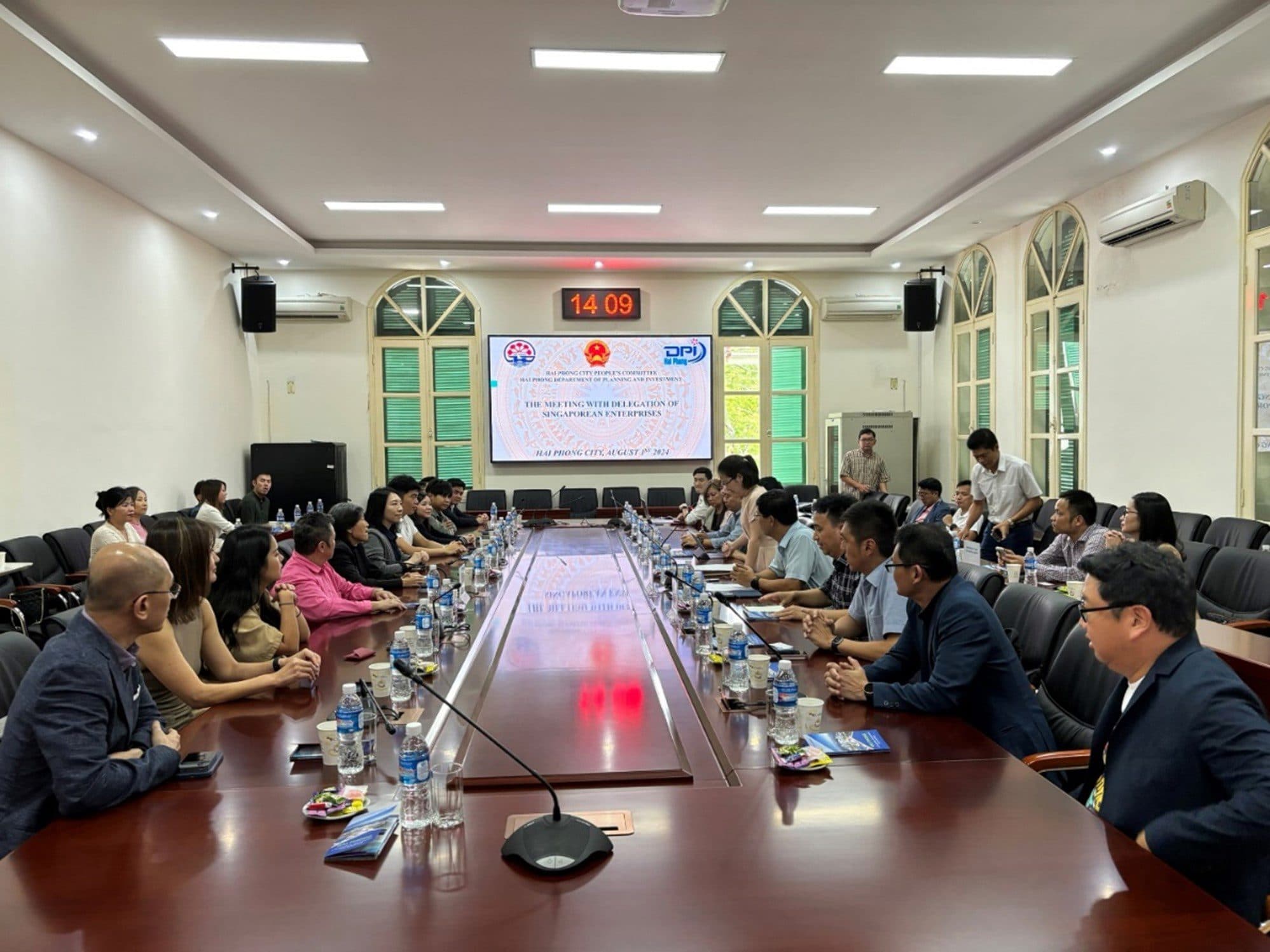 Sở Tài chính đón tiếp đoàn doanh nghiệp Singapore đến tìm hiểu môi trường và cơ hội đầu tư tại Hải Phòng