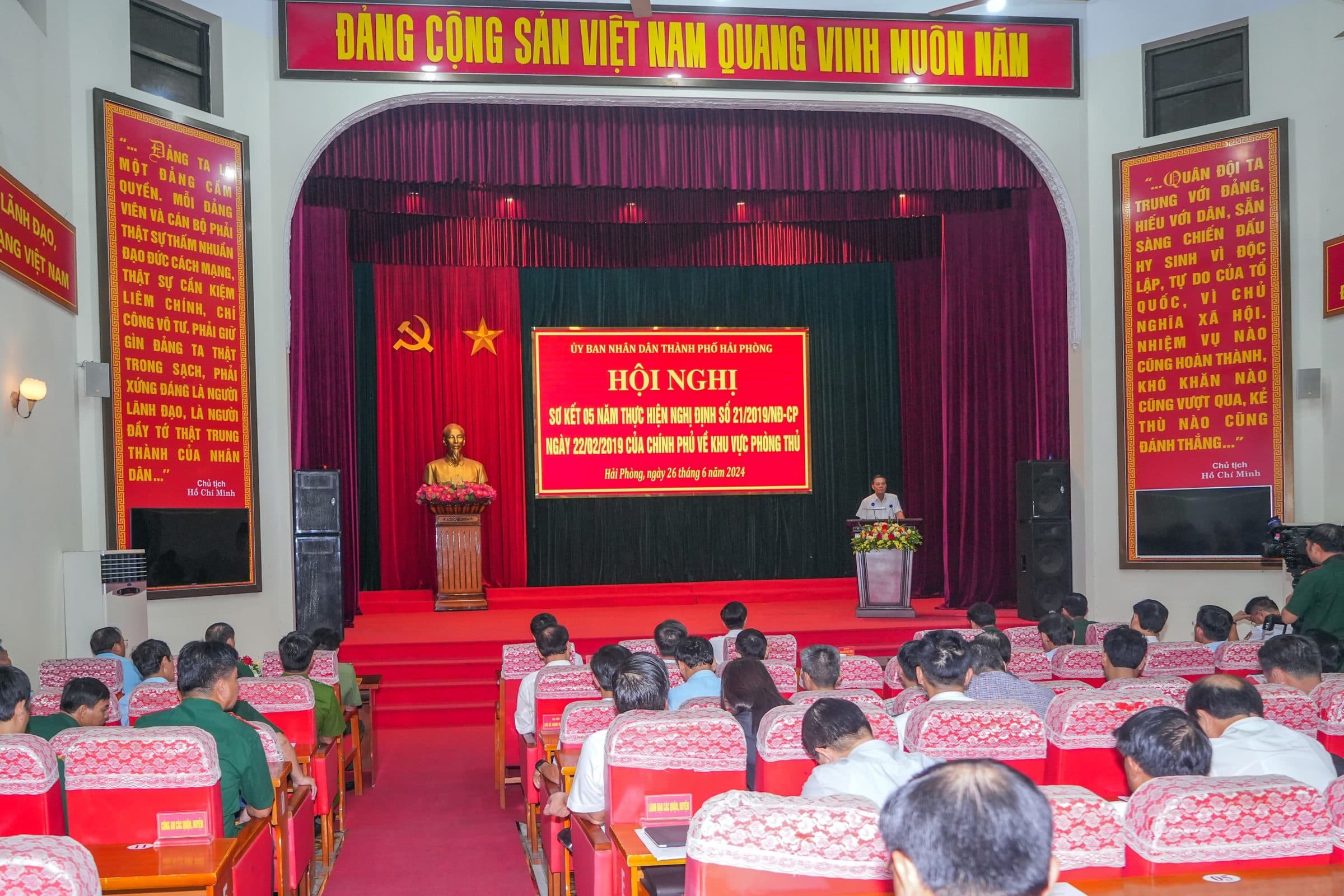 Hoạt động khu vực phòng thủ được triển khai có trọng tâm, trọng điểm sát với tình hình phát triển kinh tế xã hội của thành phố