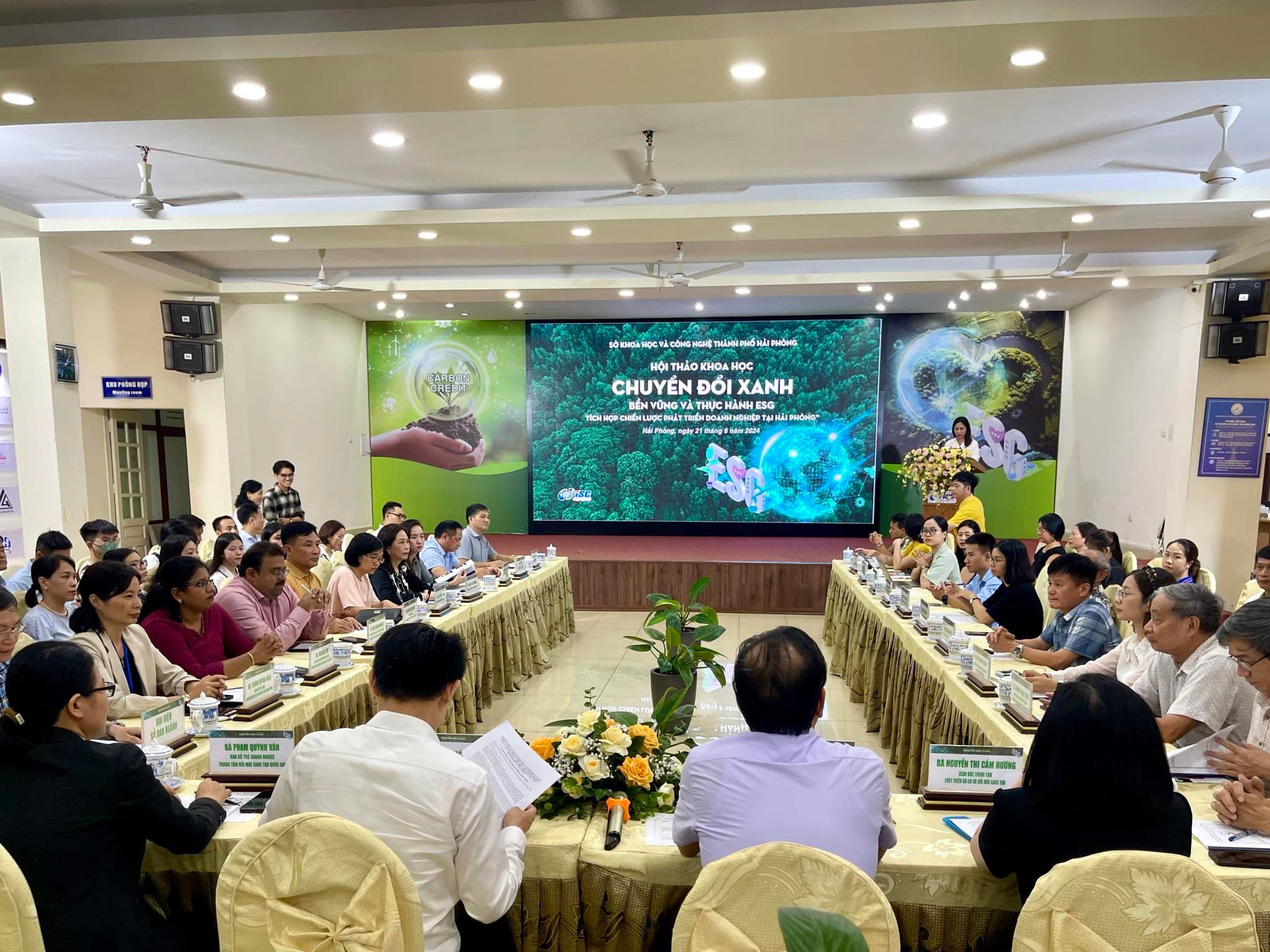 Hội thảo khoa học “Chuyển đổi xanh, bền vững và thực hành ESG – tích hợp chiến lược phát triển doanh nghiệp tại Hải Phòng”