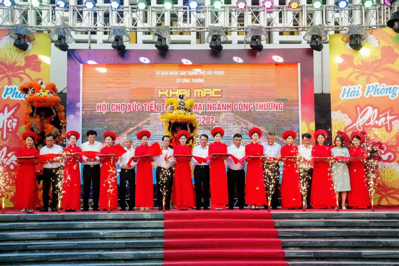 Opening of the Trade Promotion Fair of Hai Phong Industry and Trade 2024