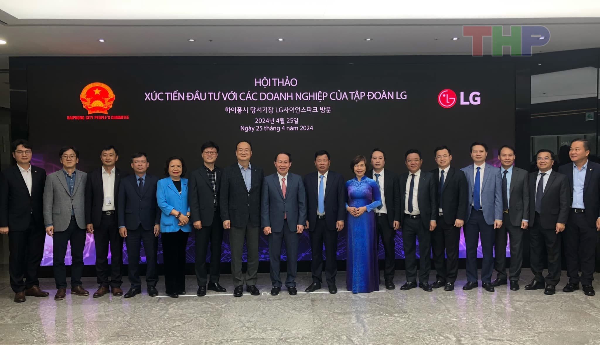 Thành phố Hải Phòng sẽ là “trọng điểm đầu tư” của Tập đoàn LG, Hàn Quốc
