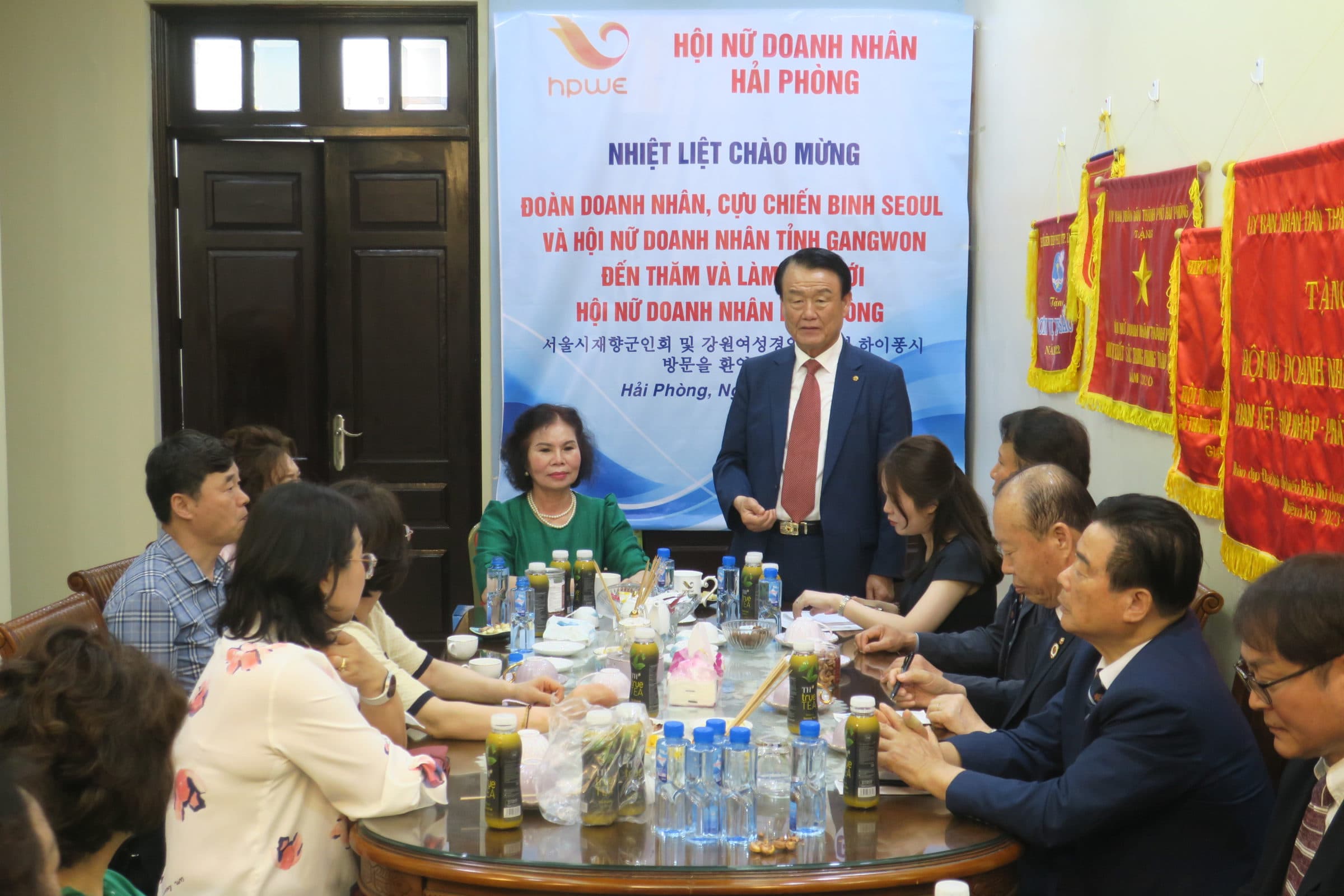 Hội Nữ doanh nhân Hải Phòng đẩy mạnh quan hệ hợp tác với các tổ chức, doanh nghiệp đến từ Hàn Quốc