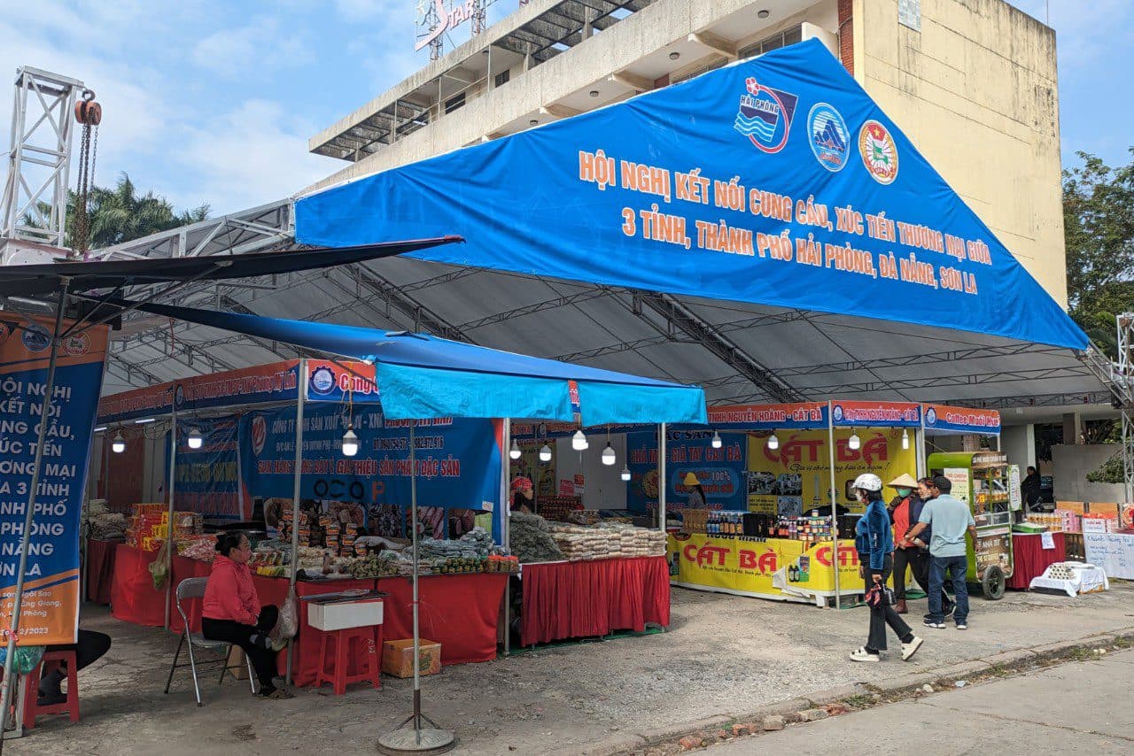 Connecting supply and demand, promoting trade between 03 provinces and cities of Hai Phong, Da Nang and Son La