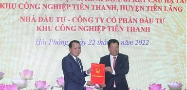 ハイフォン経済区管理委員会は、2022年6月にハイフォン工業団地および経済区の投資プロジェクトに投資登録証明書を授与しました。