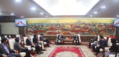 Bí thư Thành ủy Trần Lưu Quang tiếp xã giao Đoàn Đại sứ quán Hoa Kỳ tại Việt Nam