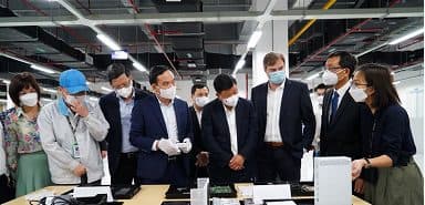 Secretary of the City Party Committee visited and worked at a number of projects in Hai Phong economic zone