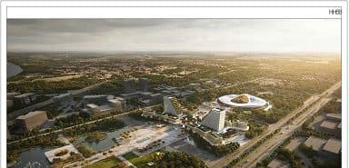 Result of the competition for architectural design plans for the Political - Administrative Center project; City Convention and Performance Center at North Cam River Urban Area
