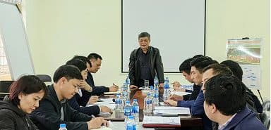Phó Chủ tịch Thường trực UBND thành phố Nguyễn Xuân Bình kiểm tra tiến độ xây dựng Nhà máy xử lý nước thải Vĩnh Niệm