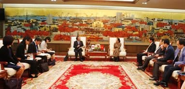 Permanent Deputy Secretary of the City Party Committee received a delegation from the Supreme Prosecutors' Office of Japan