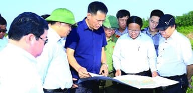 Investment project to build technical infrastructure in North Cam River New Urban Area: Striving to start construction in early 2017