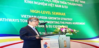 Vietnam's national green growth strategy: The path towards implementing the Paris Agreement, experiences of Vietnam and the EU