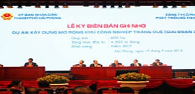 KCN Tràng Duệ – Hải Phòng mở rộng quy mô 600 ha