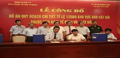 Hai Phong announced the 1/2000 plan to build Cat Hai into a "Smart Island"