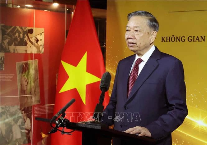 Tổng Bí thư, Chủ tịch nước dự khai trương 'Không gian di sản và kết nối văn hóa Việt - Nga'