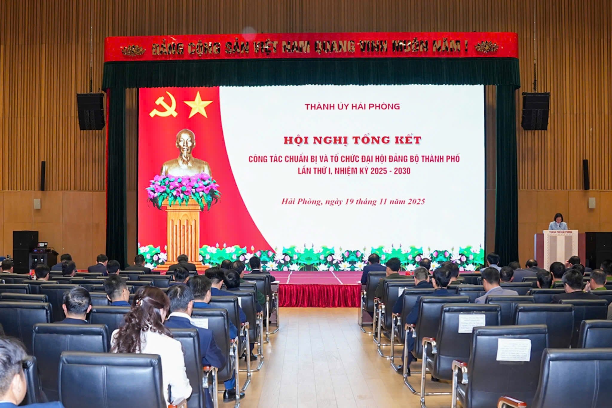 Tổng kết công tác tổ chức Đại hội đại biểu Đảng bộ thành phố lần thứ I, nhiệm kỳ 2025-2030