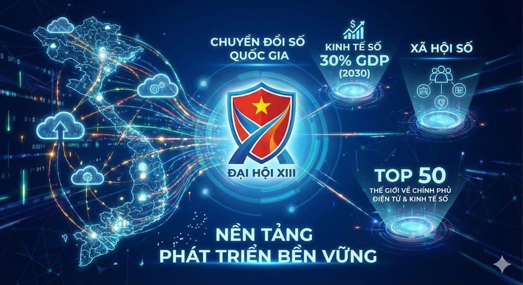 THÚC ĐẨY MẠNH MẼ CHUYỂN ĐỔI SỐ QUỐC GIA