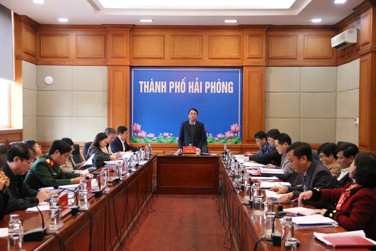 Carefully prepare the organization of the 70th Anniversary of Hai Phong Liberation Day and the Red Poinciana Festival - Hai Phong in 2025
