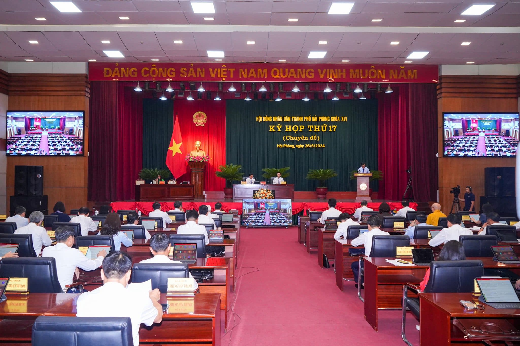 The 18th session (regular session in mid-2024) of the XVI City People's Council takes place in 03 days (July 17 - 19, 2024)