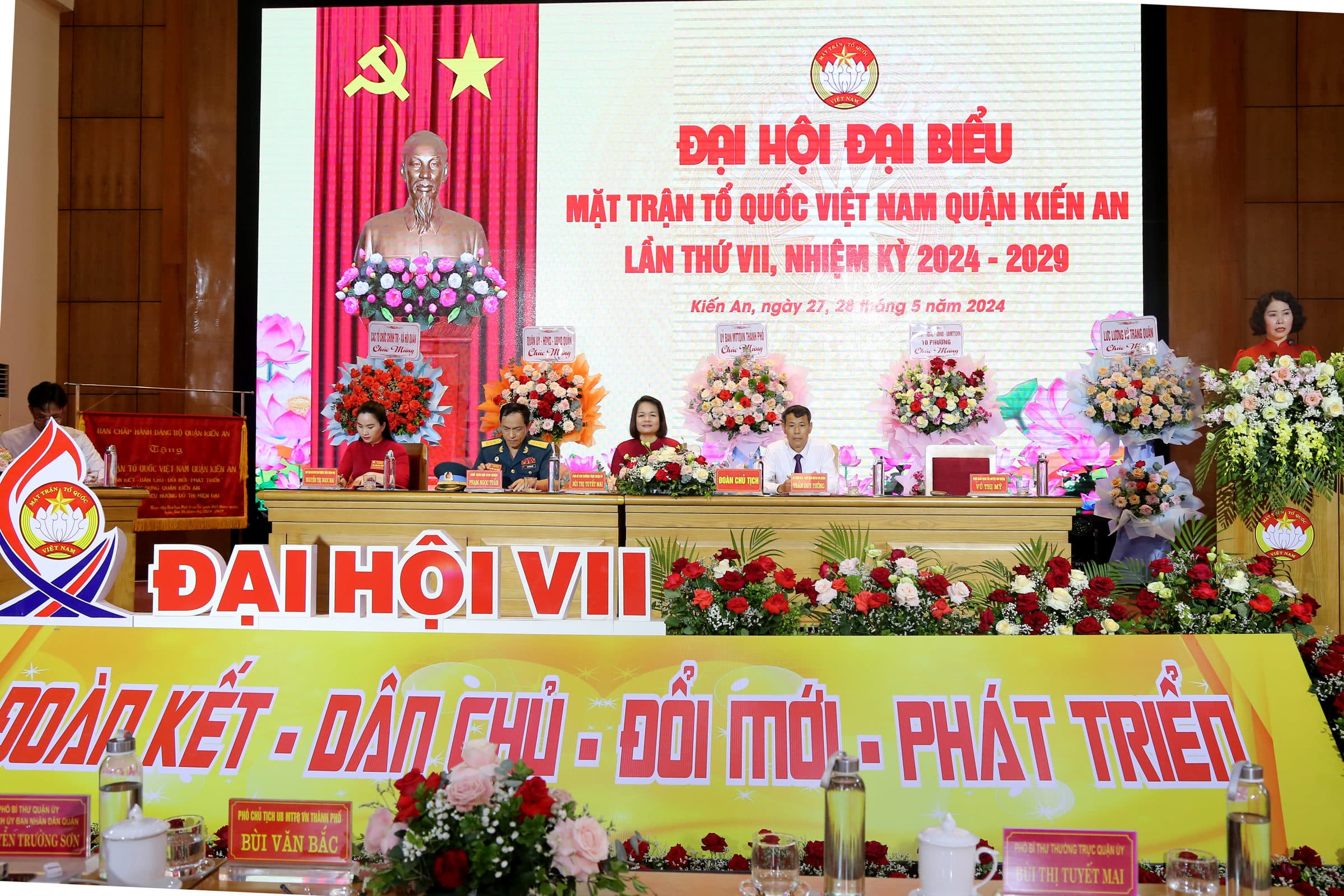 The 7th Congress of Vietnamese Fatherland Front of Kien An district, term 2024 - 2029 took place successfully