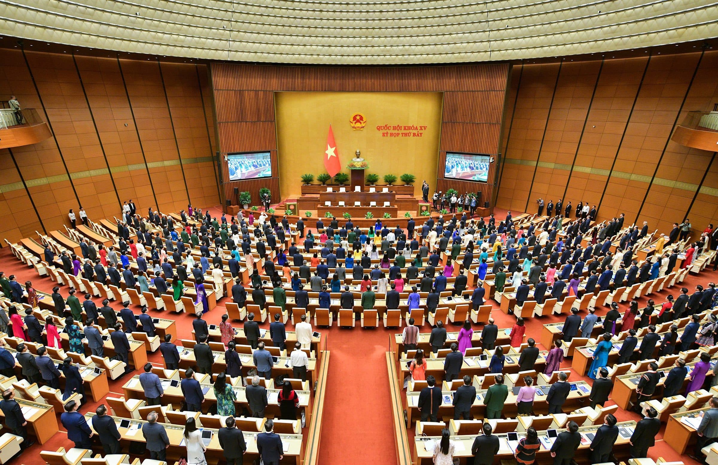 Opening the 7th Session of the 15th National Assembly, passing the Resolution electing comrade Tran Thanh Man as Chairman of the National Assembly
