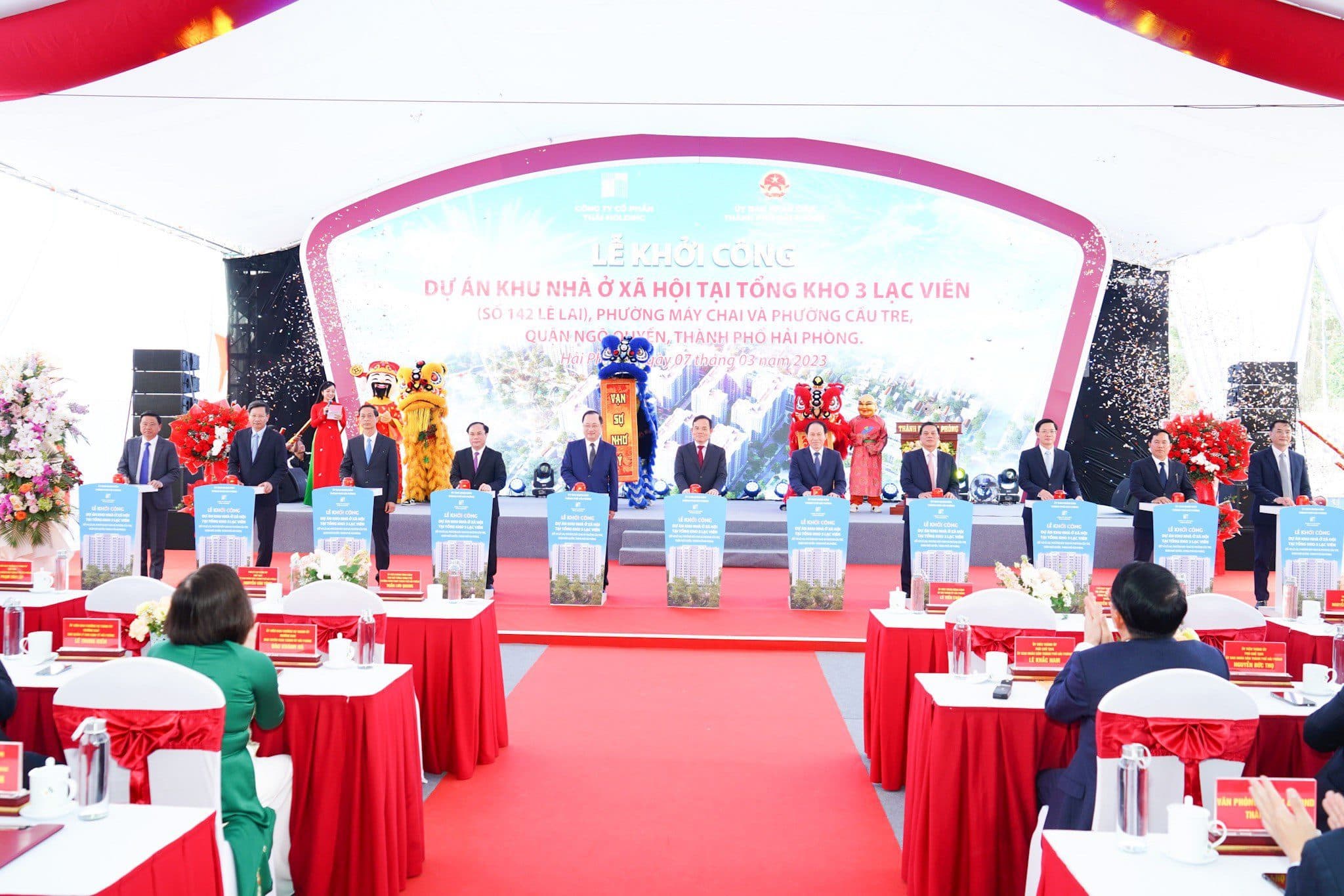 Khởi công Dự án Khu nhà ở xã hội tại Tổng kho 3 Lạc Viên – Đáp ứng nhu cầu nhà ở cho người dân đang sinh sống tại các Chung cư cũ