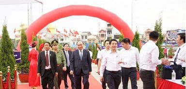 라오 교량 건설 투자 프로젝트 공식 개시 – 도시 남쪽 관문 지역의 경관과 건축물의 하이라이트