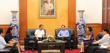 Vice Chairman of the City People's Committee Nguyen Van Thanh received the Vietnamese Consul General in Kunming, China