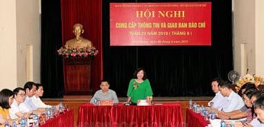 Hội nghị giao ban và cung cấp thông tin báo chí tháng 6/2019