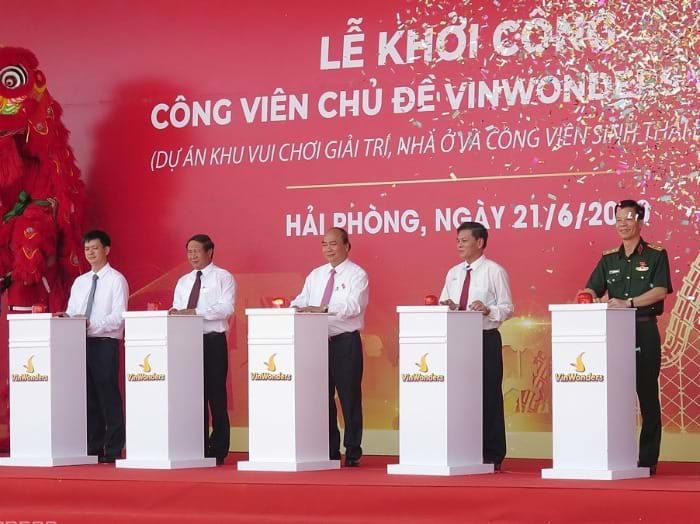 Lễ khởi công Công viên VinWonders Vũ Yên Lễ khởi công Công viên VinWonders Vũ Yên